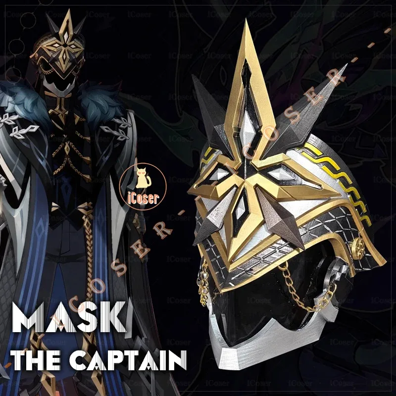 Genshin Impact The Captain Cosplay Mask Il Capitano Eleven Fatui Harbingers Game Props Natlan Halloween Party Women Men iCoser
Genshin Impact The Captain Cosplay Mask Il Capitano Eleven Fatui Harbingers Game Props Natlan Halloween Party Women Men iCoser