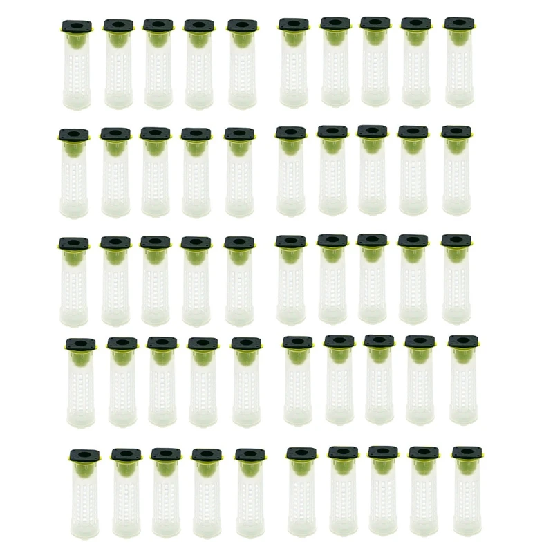 50 PCS Plastic Queen Bee Roller Cage Plastic Beekeeping Queen Cup Kit Queen Bee Roller Cage Back Cup Holder Beekeeping Tools
50 PCS Plastic Queen Bee Roller Cage Plastic Beekeeping Queen Cup Kit Queen Bee Roller Cage Back Cup Holder Beekeeping Tools