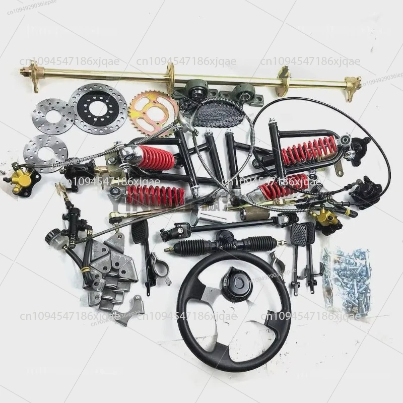 DIY four-wheeled steel pipe go-kart parts with a tire diameter of 33 and a width of about 15 centimeters
DIY four-wheeled steel pipe go-kart parts with a tire diameter of 33 and a width of about 15 centimeters