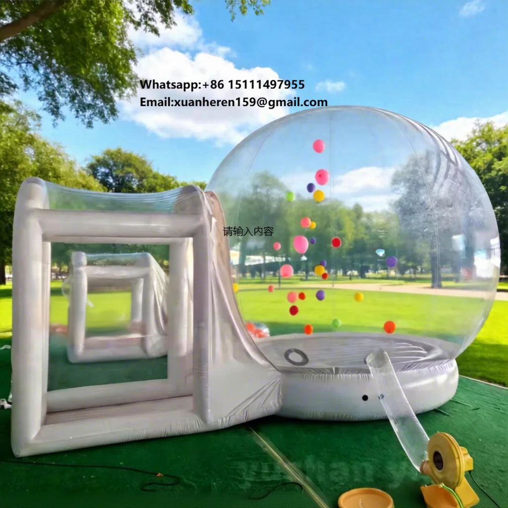 Factory Customized Bubble Dome Tent Luxury Transparent Inflatable Balloon Bounce House Event Bubble Tent with Bouncing Bed
Factory Customized Bubble Dome Tent Luxury Transparent Inflatable Balloon Bounce House Event Bubble Tent with Bouncing Bed