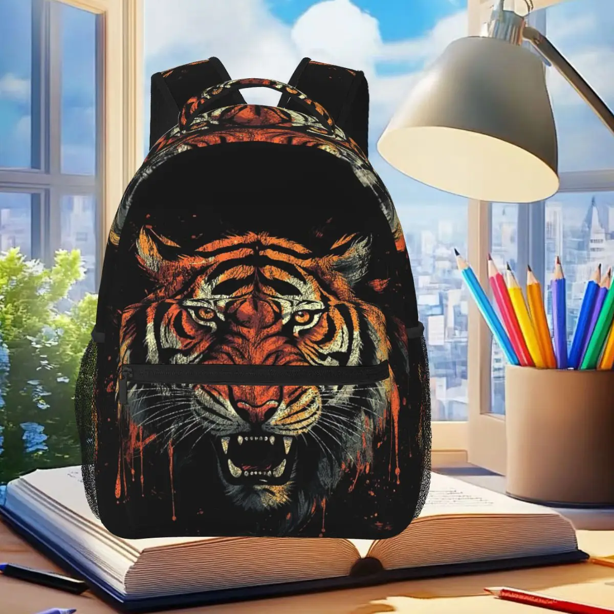 A Bengal Tiger - Street Art Student Backpack School Bag Hiking Travel Daypack for Men Women Fashion Bookbag Shoulder Bags
A Bengal Tiger - Street Art Student Backpack School Bag Hiking Travel Daypack for Men Women Fashion Bookbag Shoulder Bags
