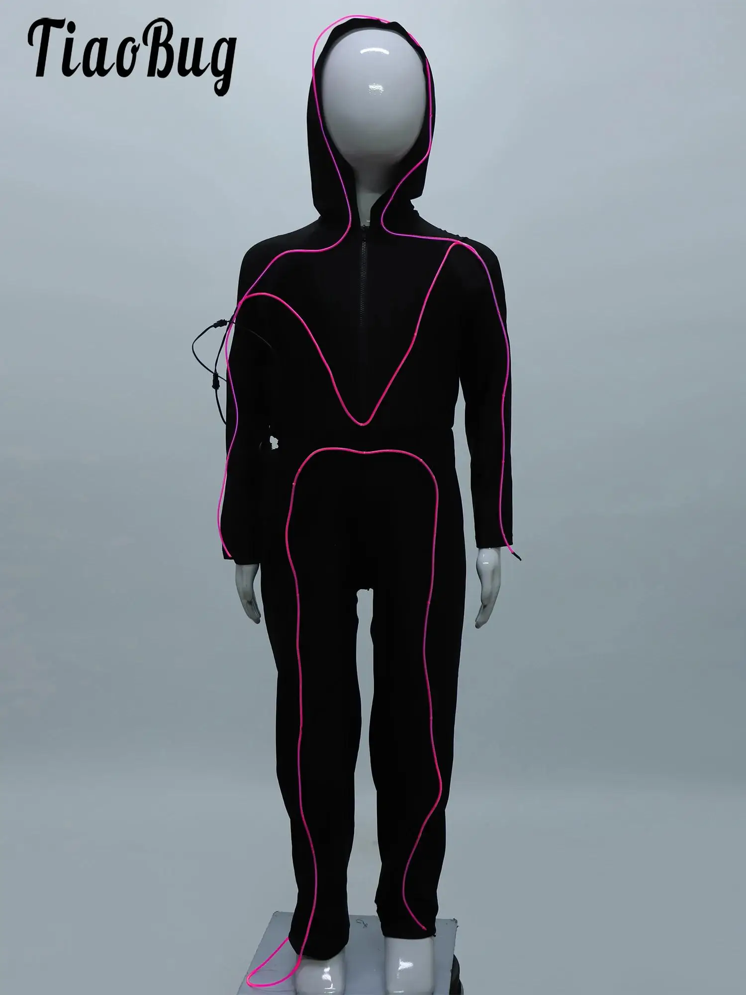 Kids Light Up Child Costume Dancewear Hooded Long Sleeve Full Length Zipper Jumpsuit Halloween Performance Costume
Kids Light Up Child Costume Dancewear Hooded Long Sleeve Full Length Zipper Jumpsuit Halloween Performance Costume