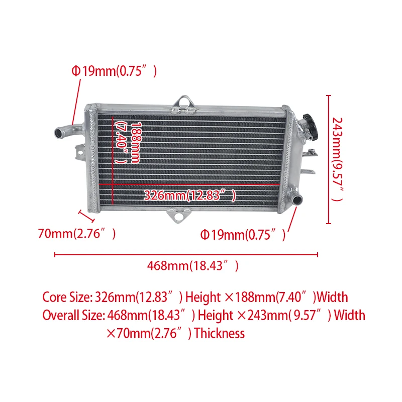 For Suzuki Quadracer 250 LT250R 2x4 1985-1992 Aluminum Radiator Cooler Cooling Coolant 1985 1986 1987 1988 1989 1990 1991 1992
For Suzuki Quadracer 250 LT250R 2x4 1985-1992 Aluminum Radiator Cooler Cooling Coolant 1985 1986 1987 1988 1989 1990 1991 1992