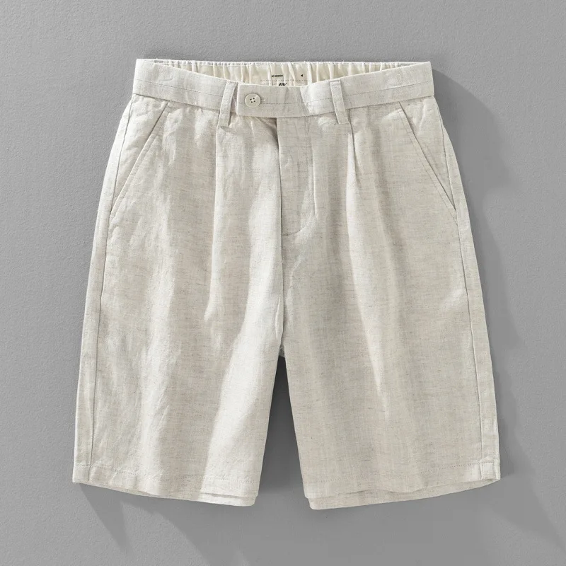 Summer Old Money Style Linen Shorts Straight Leg Lyocell & Linen Blend Solid Color Loose Fit Lightweight and Premium for Men
Summer Old Money Style Linen Shorts Straight Leg Lyocell & Linen Blend Solid Color Loose Fit Lightweight and Premium for Men