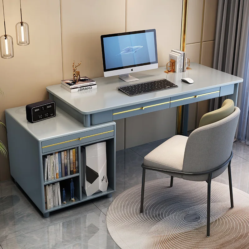 High design desktop computer desk chassis integrated light luxury modern simple solid wood desk home office writing desk
High design desktop computer desk chassis integrated light luxury modern simple solid wood desk home office writing desk