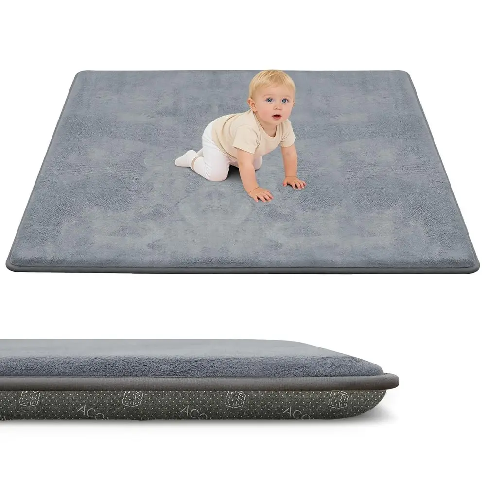 1.3 Thick Large Water-Repellent Non-Slip Memory Foam Mat for Kids, Toddlers, Tummy Time, Yoga, and Playtime (Grey)
1.3 Thick Large Water-Repellent Non-Slip Memory Foam Mat for Kids, Toddlers, Tummy Time, Yoga, and Playtime (Grey)