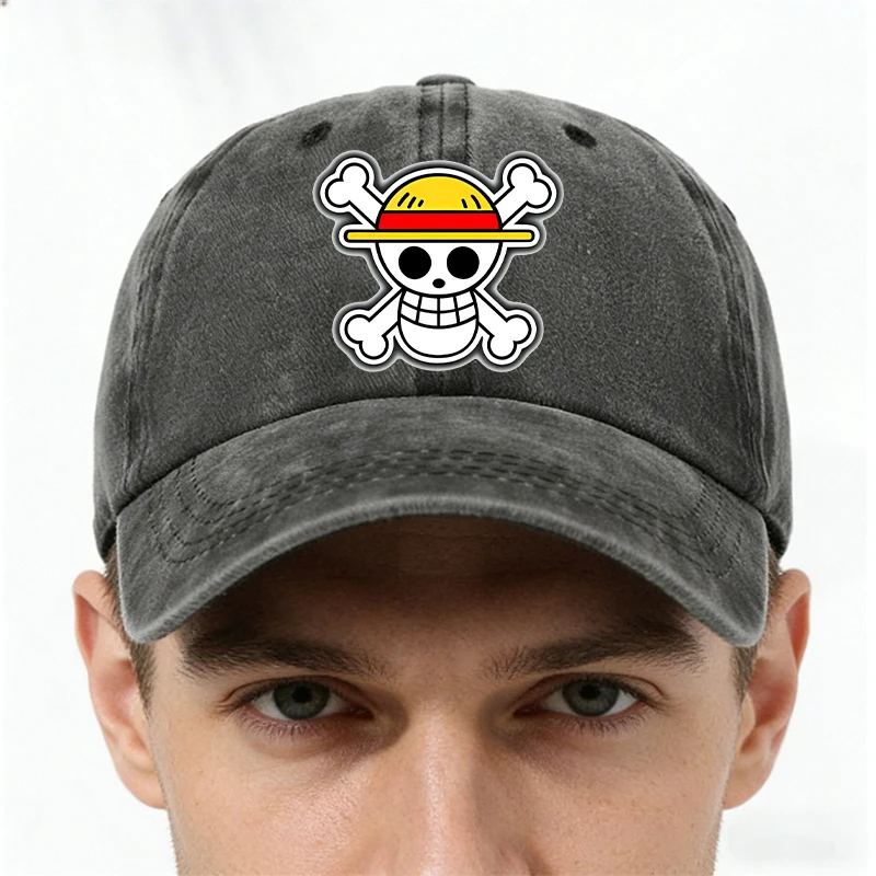 Cartoon One Piece Retro Baseball Cap for Adult Men Luffy Hip Hop Peaked Hat Summer Vintage Washed Tennis Caps Sun Protection Hat
Cartoon One Piece Retro Baseball Cap for Adult Men Luffy Hip Hop Peaked Hat Summer Vintage Washed Tennis Caps Sun Protection Hat