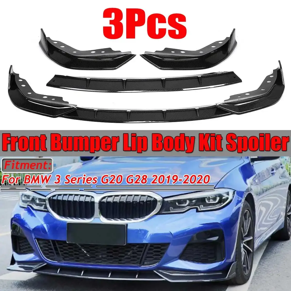 G20 G28 Car Front Bumper Spoiler Lip Chin Splitter Diffuser Guard Protection For BMW G20 G28 2019-2020 Car Styling Body Kit
G20 G28 Car Front Bumper Spoiler Lip Chin Splitter Diffuser Guard Protection For BMW G20 G28 2019-2020 Car Styling Body Kit