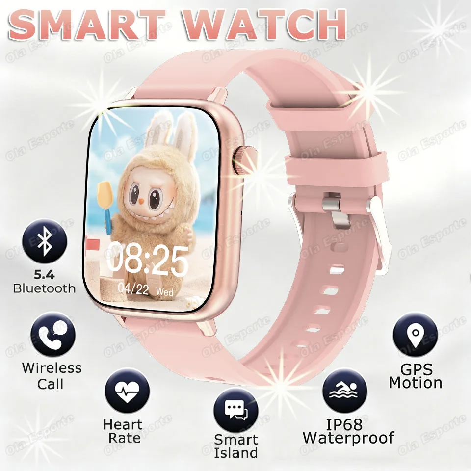 New Bluetooth Smart Watch Wireless Calling Heart Rate GPS Motion Sleep Monitoring Pedometer Smart Island Waterproof Smartwatches
New Bluetooth Smart Watch Wireless Calling Heart Rate GPS Motion Sleep Monitoring Pedometer Smart Island Waterproof Smartwatches