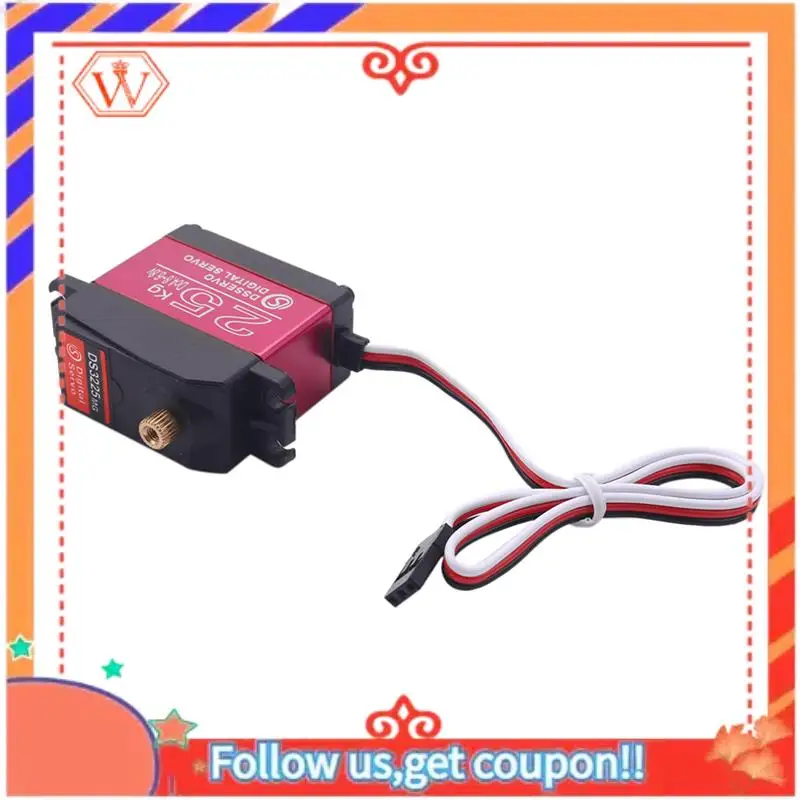 Durable 6X 25KG Digital Servo Full Metal Gear High Torque Waterproof For RC Car Crawler Robot Control Angle 270°
Durable 6X 25KG Digital Servo Full Metal Gear High Torque Waterproof For RC Car Crawler Robot Control Angle 270°