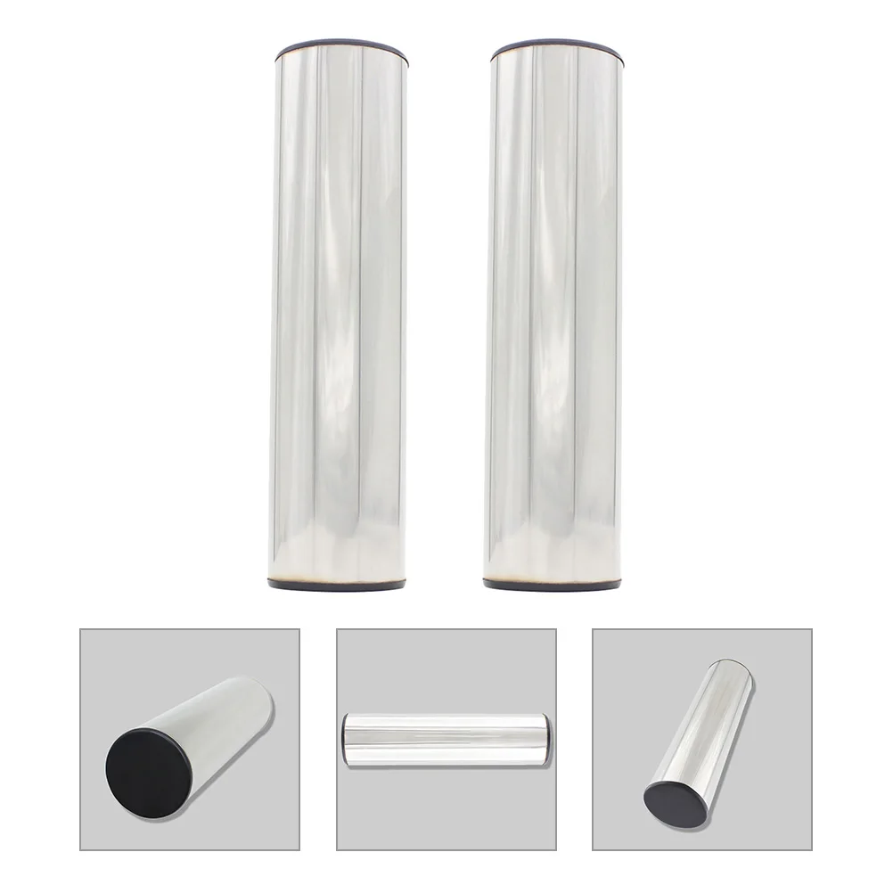 2 Pcs Percussion Instrument Sand Tube Musical Instruments Rhythm Shaker Silver Hammers
2 Pcs Percussion Instrument Sand Tube Musical Instruments Rhythm Shaker Silver Hammers