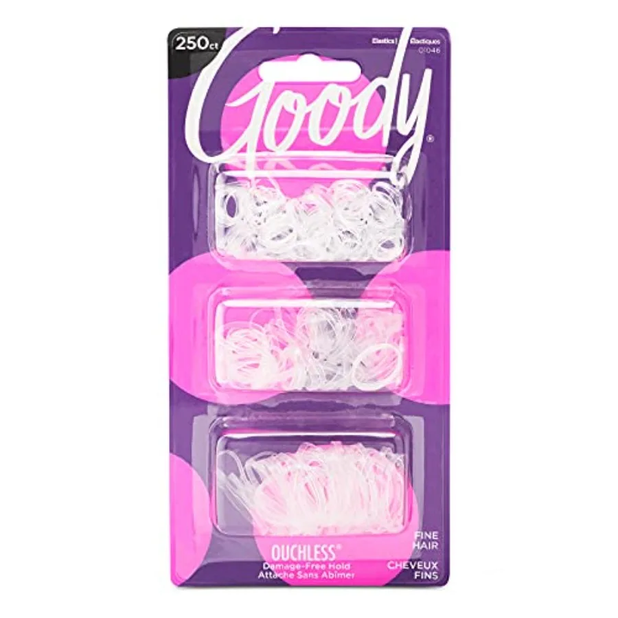 Limited-time offer Goody Ouchless Polyband Hair Ties - 250 Ct, Clear, Latex Hair Bands for Women's Hair, Easy Glide, Ultra-Stro
Limited-time offer Goody Ouchless Polyband Hair Ties - 250 Ct, Clear, Latex Hair Bands for Women's Hair, Easy Glide, Ultra-Stro