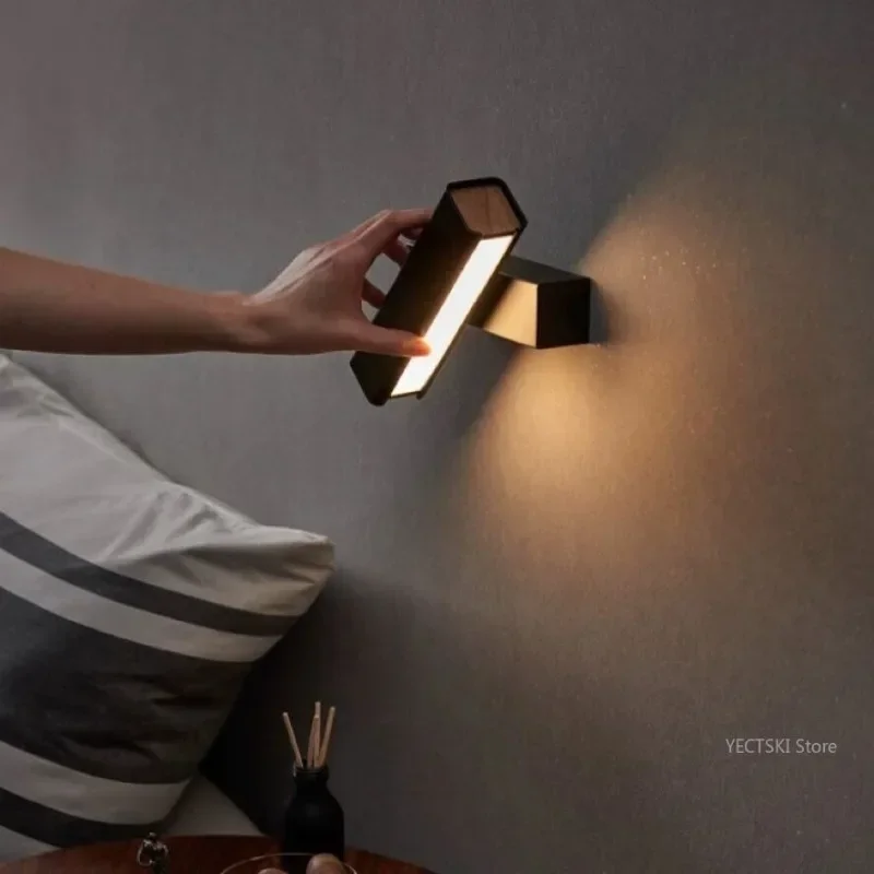 GHEUVNJ Modern minimalist design, rotatable wall lamp, Nordic bedroom bedside lamp, creative geometric reading background wall
GHEUVNJ Modern minimalist design, rotatable wall lamp, Nordic bedroom bedside lamp, creative geometric reading background wall