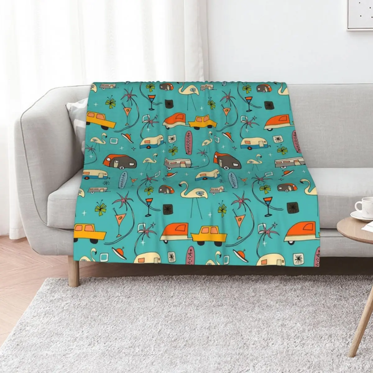 Vintage Kitsch Blue #midcentury Throw Blanket Plush Fuzzy Cozy Blanket for Couch Sofa
Vintage Kitsch Blue #midcentury Throw Blanket Plush Fuzzy Cozy Blanket for Couch Sofa
