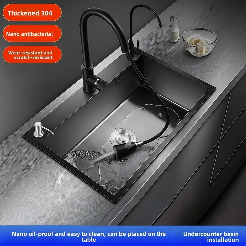 Wholesale Kitchen Sink Large Bowl Stainless Steel 304 Heavy Duty Single Bowl Dishwasher Ready Utility Sink Kitchen Wash Basin
Wholesale Kitchen Sink Large Bowl Stainless Steel 304 Heavy Duty Single Bowl Dishwasher Ready Utility Sink Kitchen Wash Basin