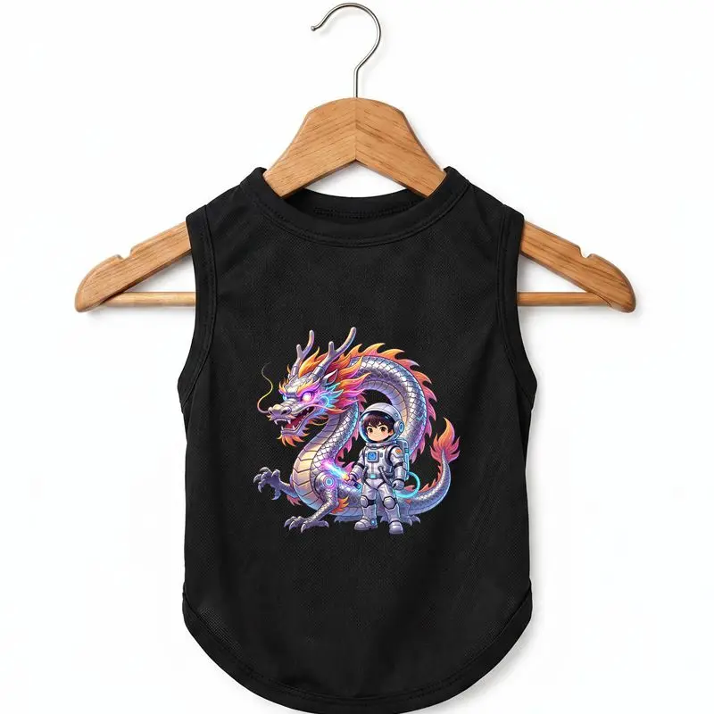 Cute Dragon Astronaut Dog Vest Summer Pet Shirt Breathable Lightweight Fashion
Cute Dragon Astronaut Dog Vest Summer Pet Shirt Breathable Lightweight Fashion