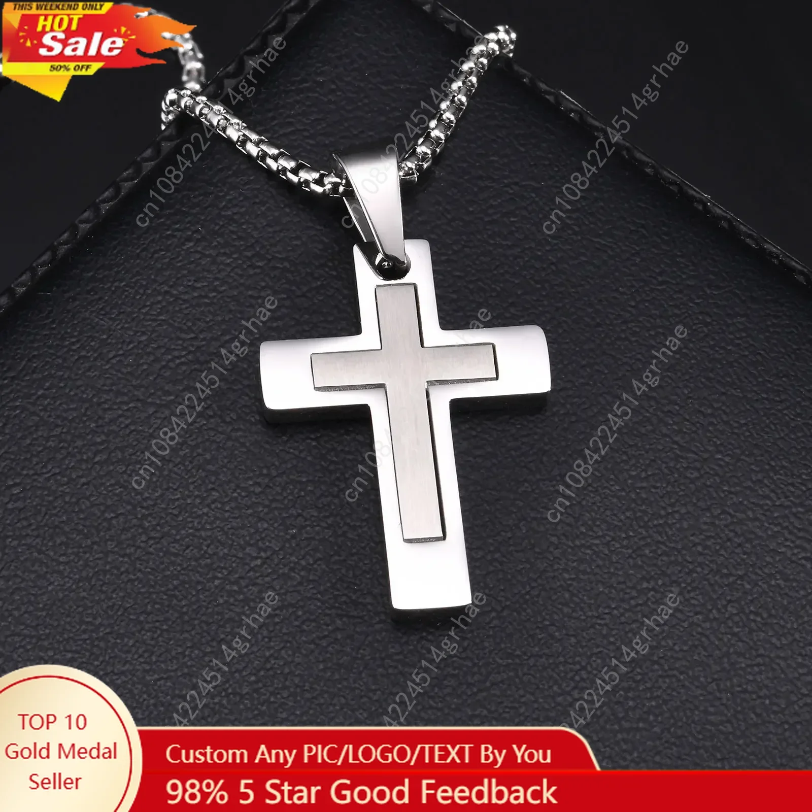 Punk Stainless Steel Cross Necklace for Men,Trendy Never Fade Pendant Necklace,Classic Prayer Jewelry
Punk Stainless Steel Cross Necklace for Men,Trendy Never Fade Pendant Necklace,Classic Prayer Jewelry