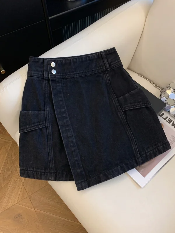 Sweet Cool Spicy Girl Denim Skirt Women's A-Line Half-length Summer New plus Size Irregular Workwear Skirt-Pants
Sweet Cool Spicy Girl Denim Skirt Women's A-Line Half-length Summer New plus Size Irregular Workwear Skirt-Pants