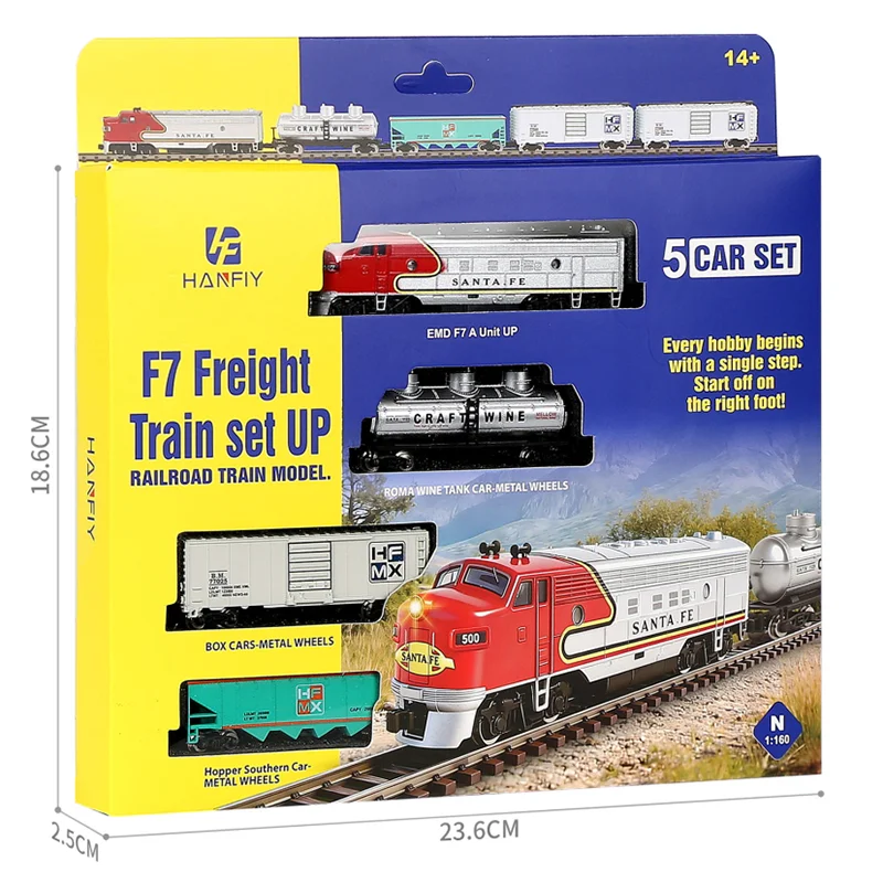 1:160 N Scale HF American FP-7 Train with Carriage Set Model Collection Souvenir Display Ornament Boy Hobby Holiday Gift
1:160 N Scale HF American FP-7 Train with Carriage Set Model Collection Souvenir Display Ornament Boy Hobby Holiday Gift 