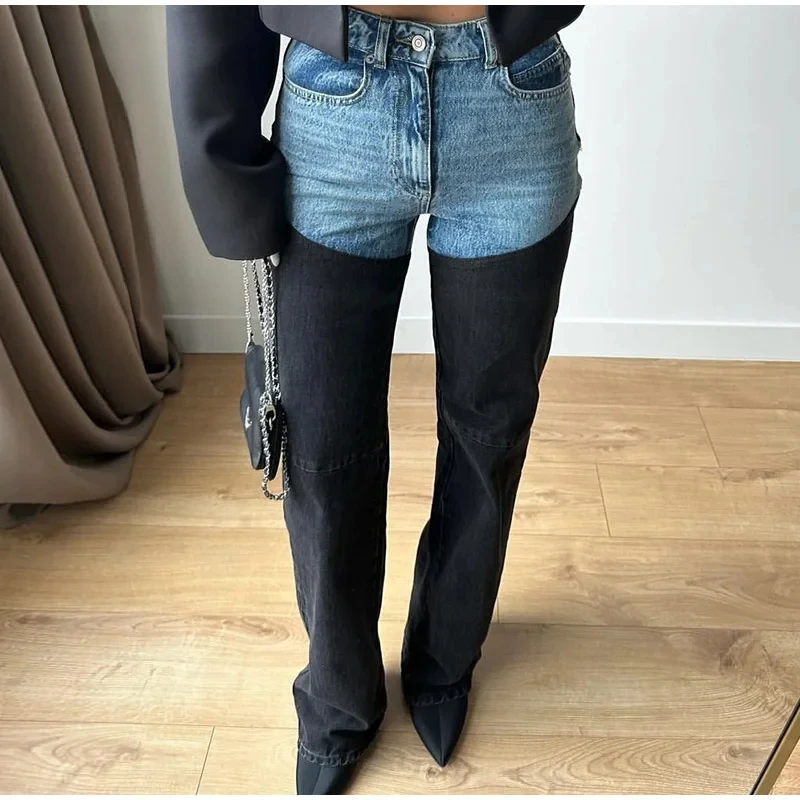Fashion Patchwork Jeans For Women Street Y2k Zippers Button Pocket Pencil Denim Pants 2025 Spring Summer New Slim Trousers Lady
Fashion Patchwork Jeans For Women Street Y2k Zippers Button Pocket Pencil Denim Pants 2025 Spring Summer New Slim Trousers Lady