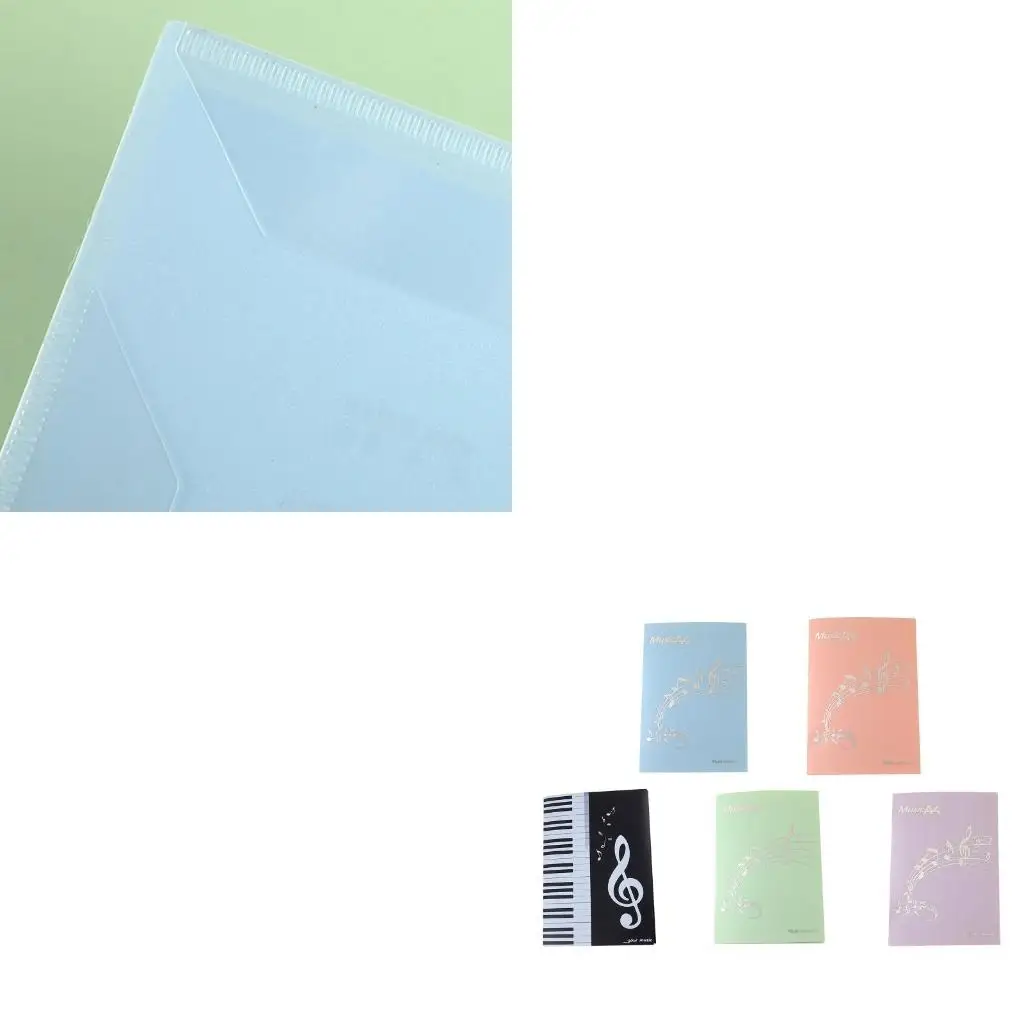 Durable 4 Pages Folding Music Score Folder Practice Piano Paper Plastic Sleeves
Durable 4 Pages Folding Music Score Folder Practice Piano Paper Plastic Sleeves