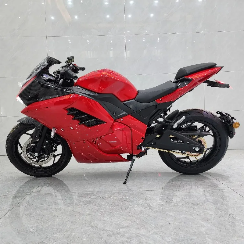 2025 Новейший электрический мотоцикл мощностью 12 кВт, 72 В, скорость 200 км/ч, прямые продажи с фабрики, поддержка настройки
2025 Новейший электрический мотоцикл мощностью 12 кВт, 72 В, скорость 200 км/ч, прямые продажи с фабрики, поддержка настройки