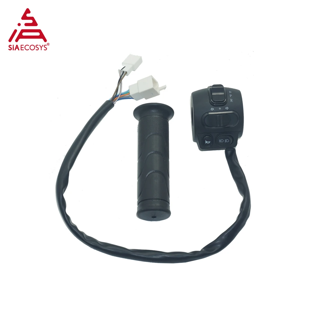 SIAECOSYS YYV3 Full Twist Throttle with 3 Mode Switch Sport/Reverse/Parking Multifunctional Combo IP55 Waterproof for E-Scooter
SIAECOSYS YYV3 Full Twist Throttle with 3 Mode Switch Sport/Reverse/Parking Multifunctional Combo IP55 Waterproof for E-Scooter