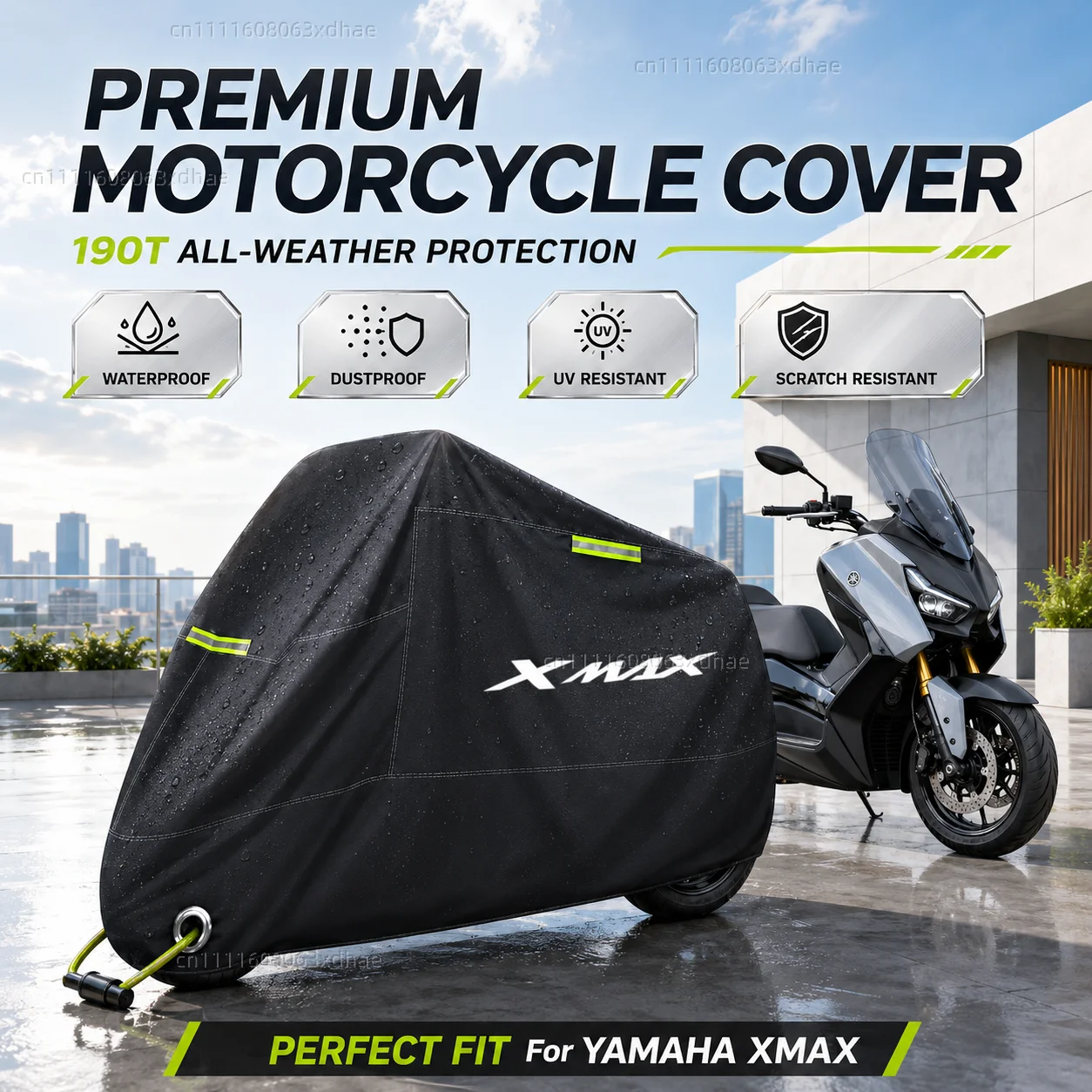 All Season Motorcycle Cover Rainproof Dustproof UV Protection 190T Oxford Cloth For For YAMAHA XMAX300 XMAX400 XMAX X-MAX XMAX
All Season Motorcycle Cover Rainproof Dustproof UV Protection 190T Oxford Cloth For For YAMAHA XMAX300 XMAX400 XMAX X-MAX XMAX