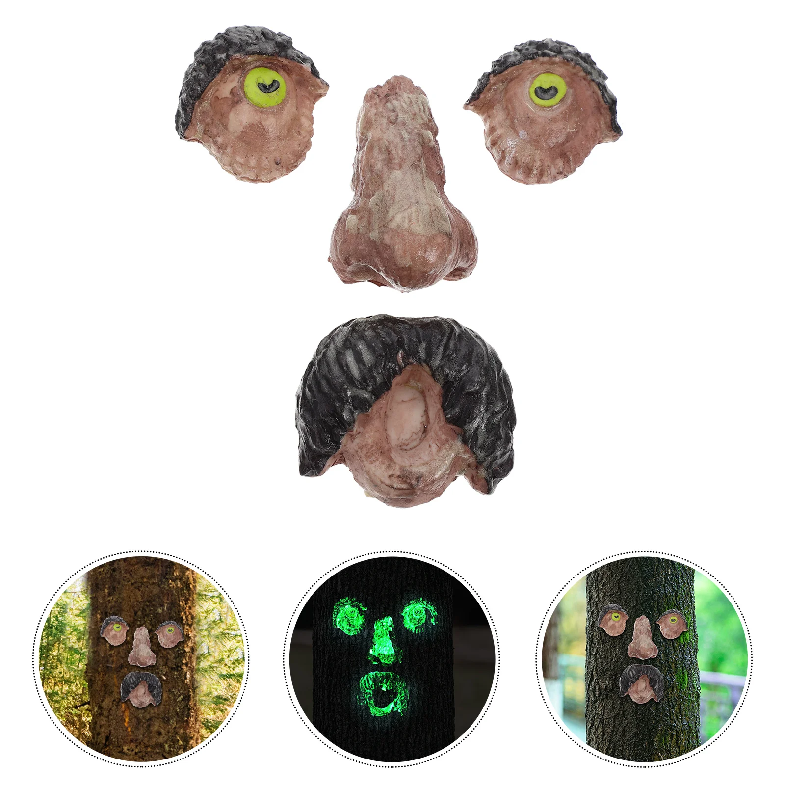Garden Tree Face Night Glow Decoration Outdoor Faces Halloween Ornaments Holiday
Garden Tree Face Night Glow Decoration Outdoor Faces Halloween Ornaments Holiday