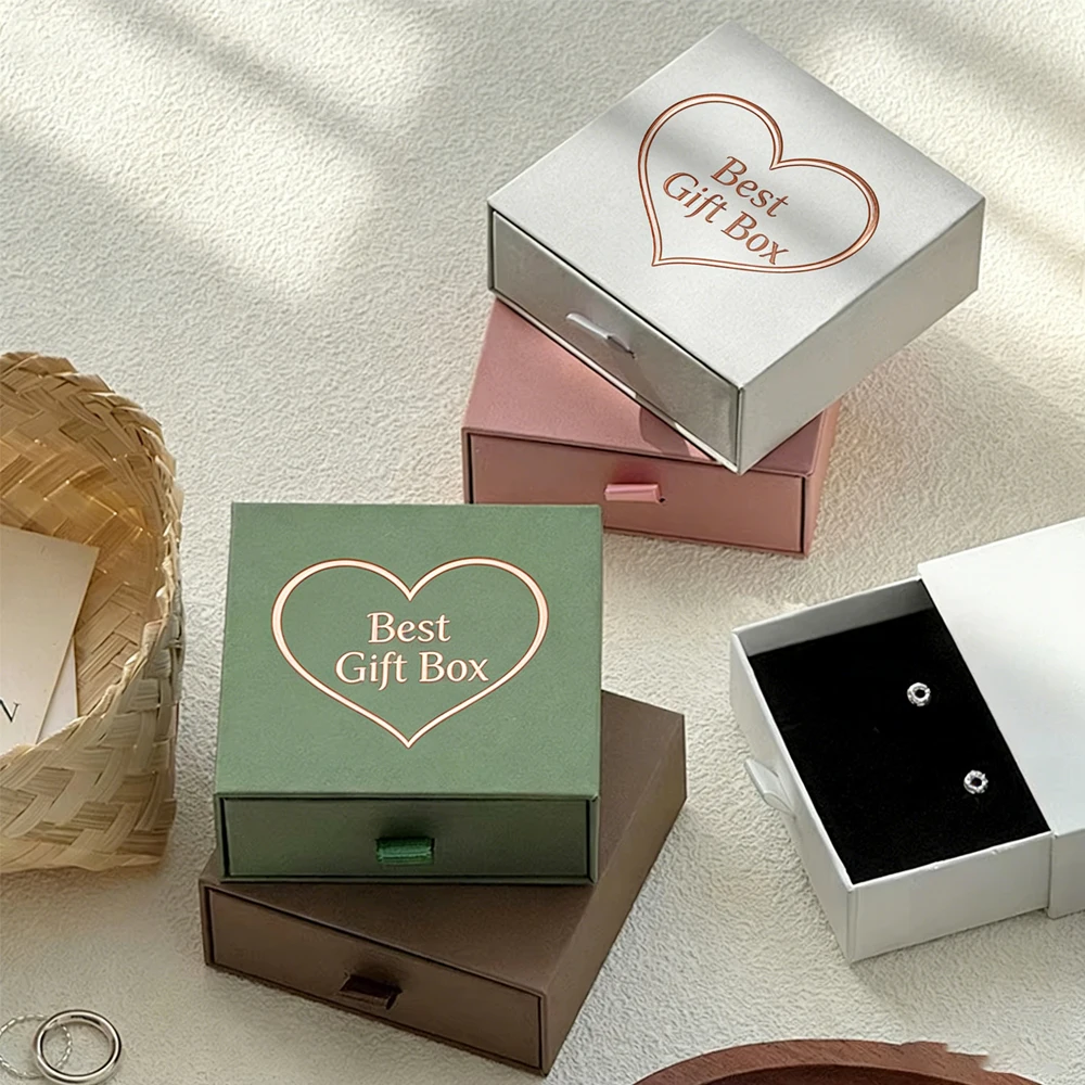 10Pcs 9x9x3.5cm Drawer Jewelry Storage Gift Box Custom Logo Durable Paper Box for Necklace Ring Stud Earrings Earrings Brooch
10Pcs 9x9x3.5cm Drawer Jewelry Storage Gift Box Custom Logo Durable Paper Box for Necklace Ring Stud Earrings Earrings Brooch