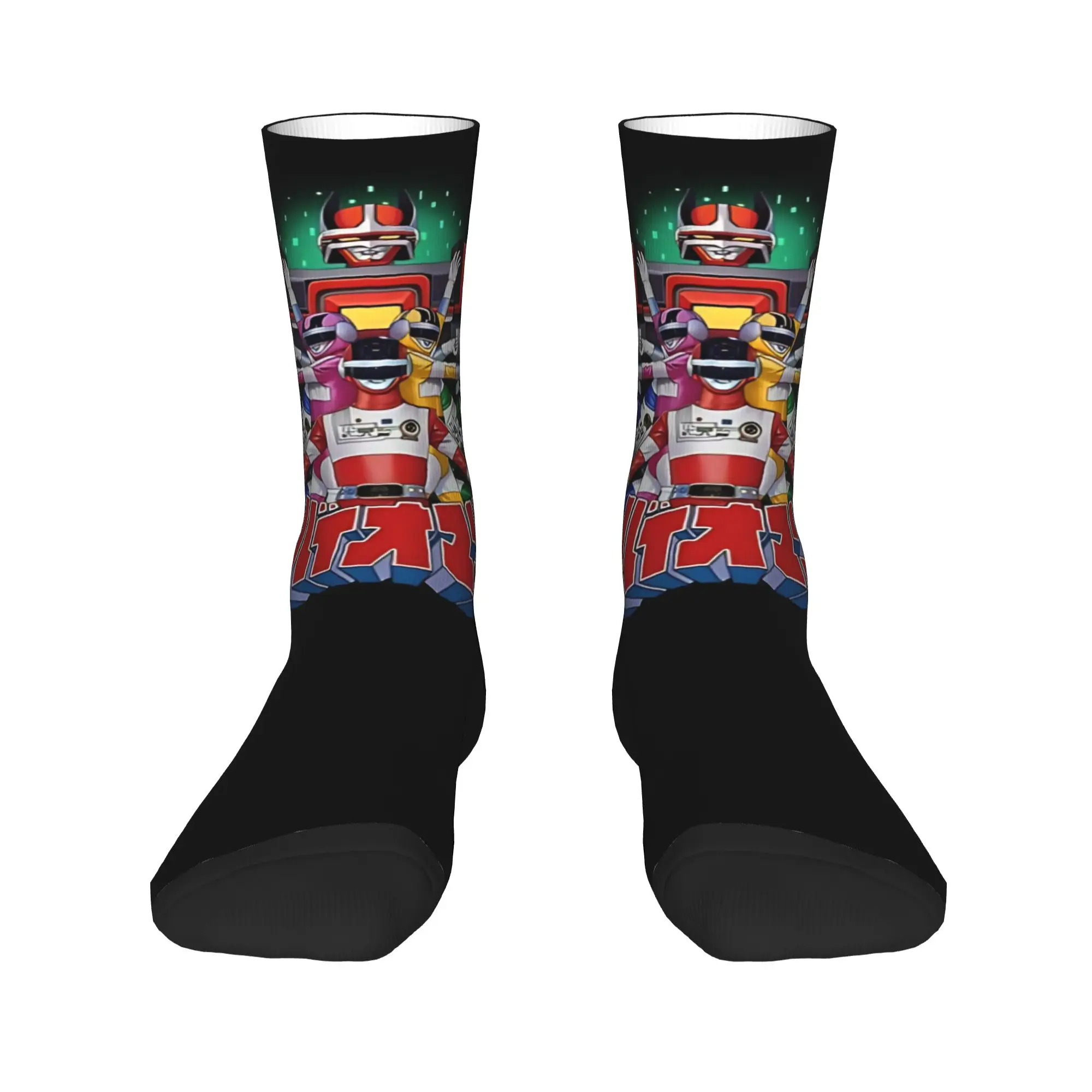 Funny Sock Bandai Super Sentai Series Alpha Rangers Rock Seamless Pattern Printed Men Crew Socks Casual Men's Socks
Funny Sock Bandai Super Sentai Series Alpha Rangers Rock Seamless Pattern Printed Men Crew Socks Casual Men's Socks