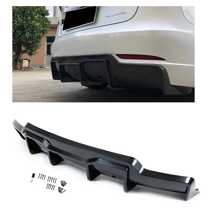 Supply ABS material rear diffuser Matte black Rear bumper diffuser lip For tesla model 3 2017-2023
Supply ABS material rear diffuser Matte black Rear bumper diffuser lip For tesla model 3 2017-2023