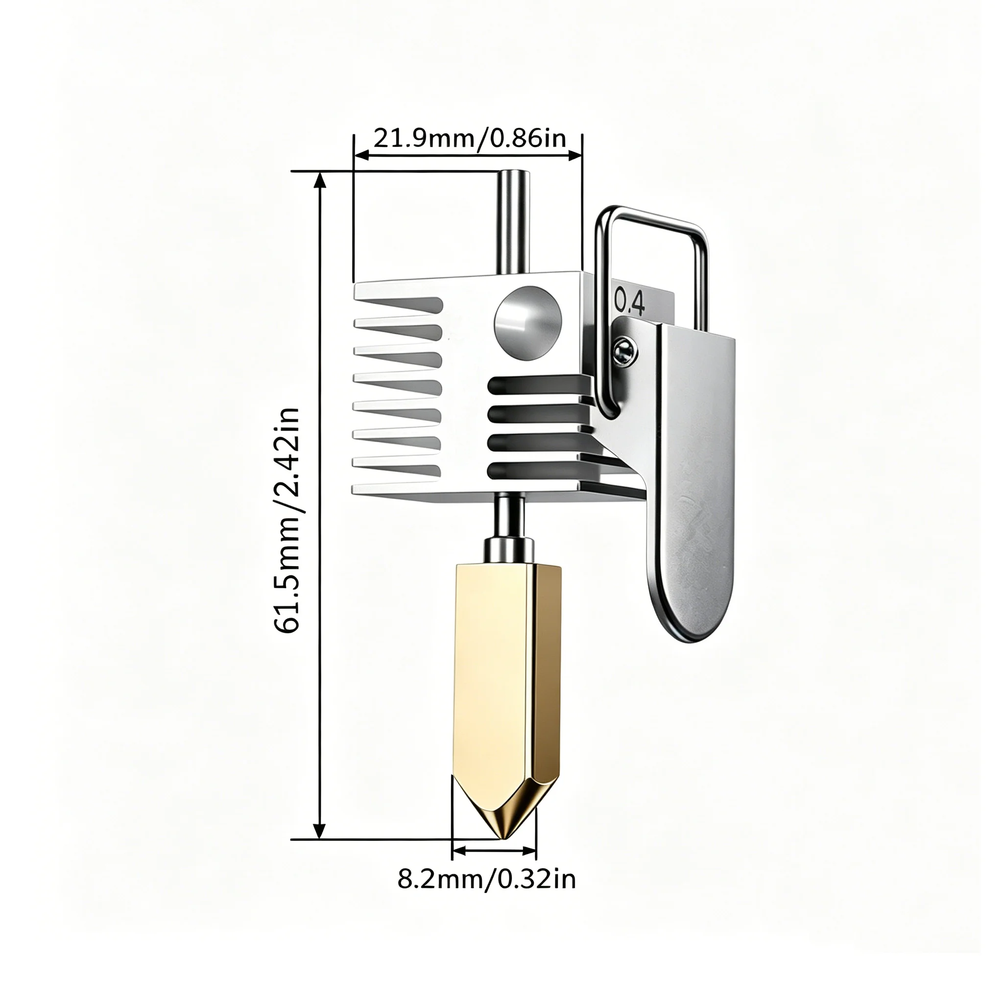 For Creality SPARKX i7 Quick-Release Integrated Hotend Assembly 0.2mm/0.4mm/0.6mm/0.8mm 3D Printer Replacement Part
For Creality SPARKX i7 Quick-Release Integrated Hotend Assembly 0.2mm/0.4mm/0.6mm/0.8mm 3D Printer Replacement Part
