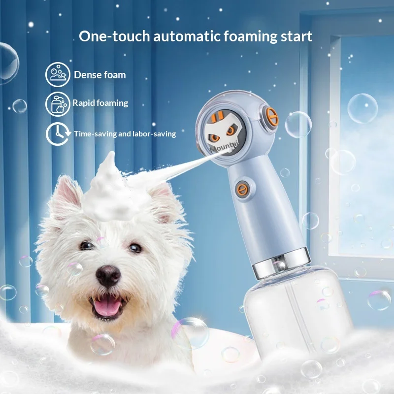 New Rechargeable Automatic Pet Foam Maker, Dog Cat Bath Sudser & Shampoo Frother, Portable Bubble Machine for Grooming
New Rechargeable Automatic Pet Foam Maker, Dog Cat Bath Sudser & Shampoo Frother, Portable Bubble Machine for Grooming