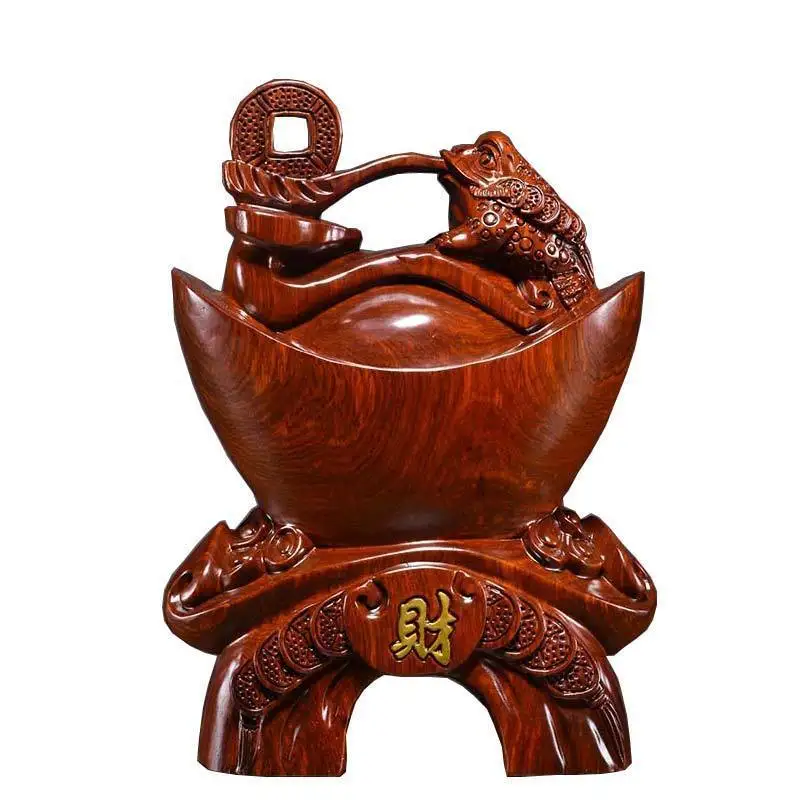 Huali Wood Carving Yuanbao Jinchan Ornament Home Furnishing Company Decoration
Huali Wood Carving Yuanbao Jinchan Ornament Home Furnishing Company Decoration