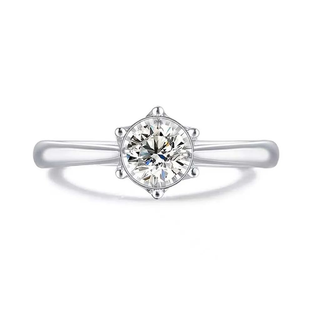 shuibeiyuantou Lab Cultivate diamonds women 18K gold diamond ring female diamond wed ring female Arm six-jaw
shuibeiyuantou Lab Cultivate diamonds women 18K gold diamond ring female diamond wed ring female Arm six-jaw