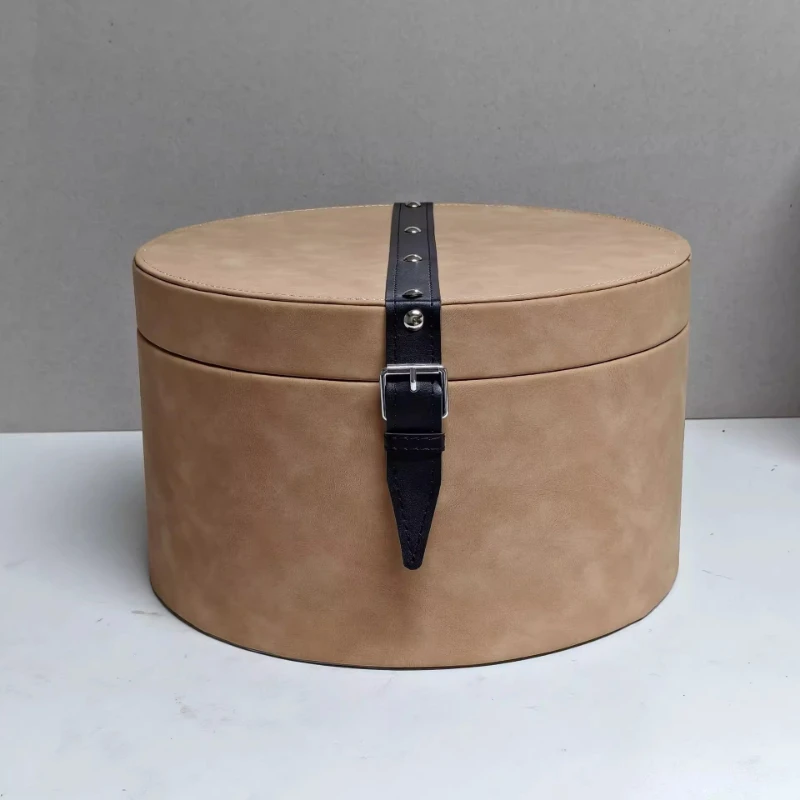 Leather Storage Basket with Lid, Round Cylinder Bin for Closet Organizer, Decorative Home Storage Box for Living Room
Leather Storage Basket with Lid, Round Cylinder Bin for Closet Organizer, Decorative Home Storage Box for Living Room