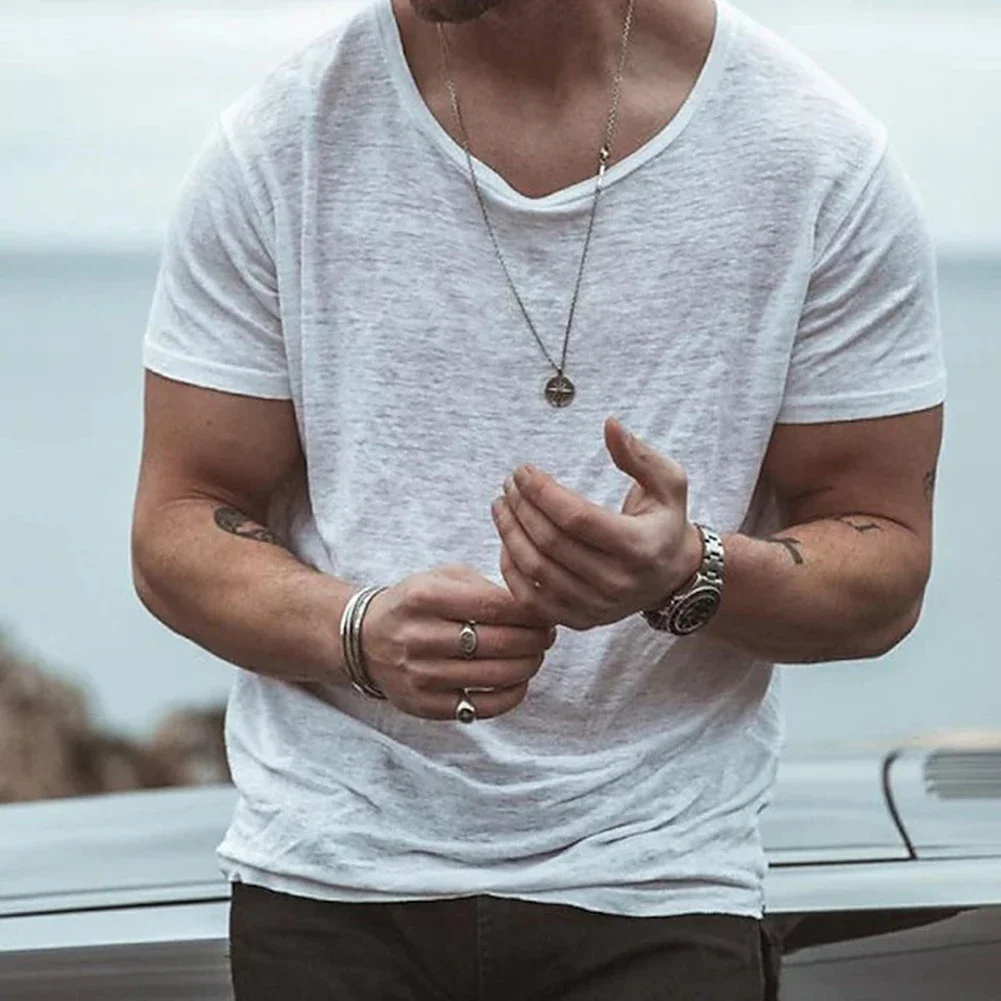 Fashion Loose Simple Cotton T Shirts Men Summer Casual Solid Color Short Sleeve O Neck Pullovers Men's Clothes Vintage Thin Tees
Fashion Loose Simple Cotton T Shirts Men Summer Casual Solid Color Short Sleeve O Neck Pullovers Men's Clothes Vintage Thin Tees