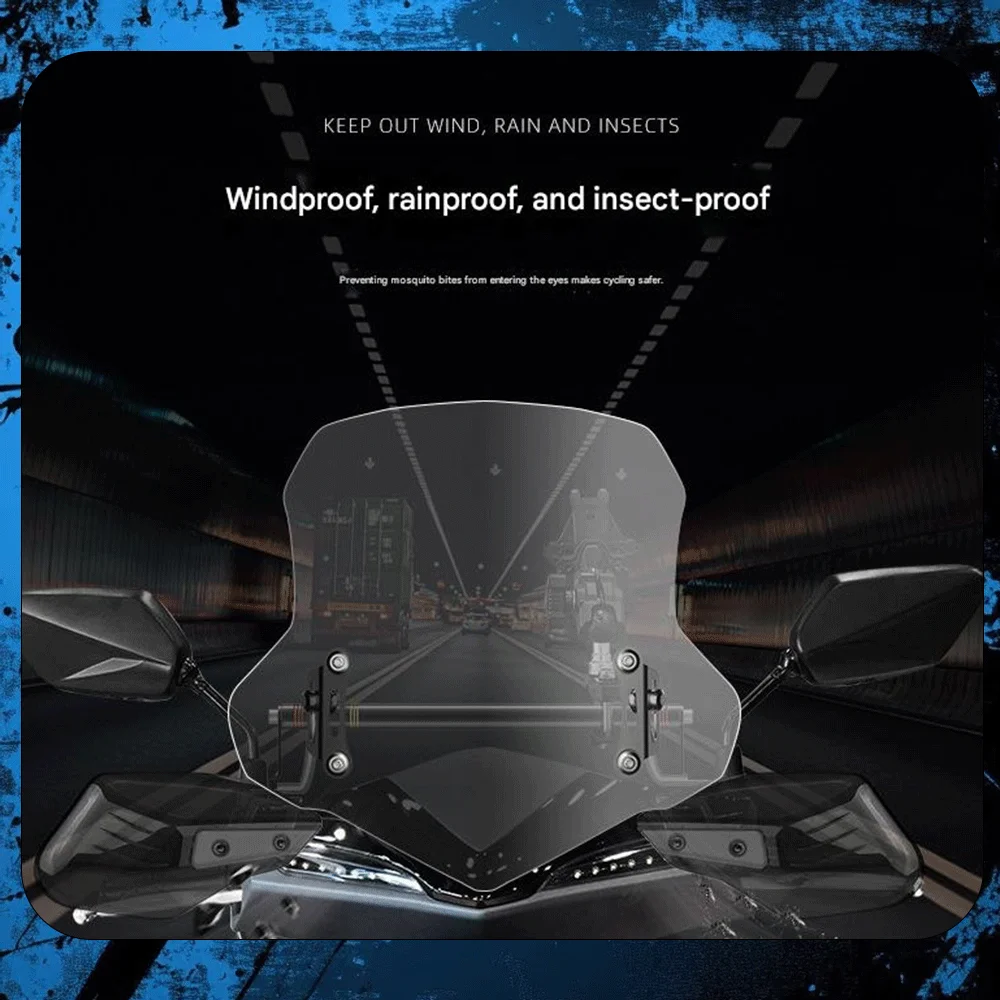 Motorcycle Windshield Windscreen for SYM JET 150SL Modification
Motorcycle Windshield Windscreen for SYM JET 150SL Modification