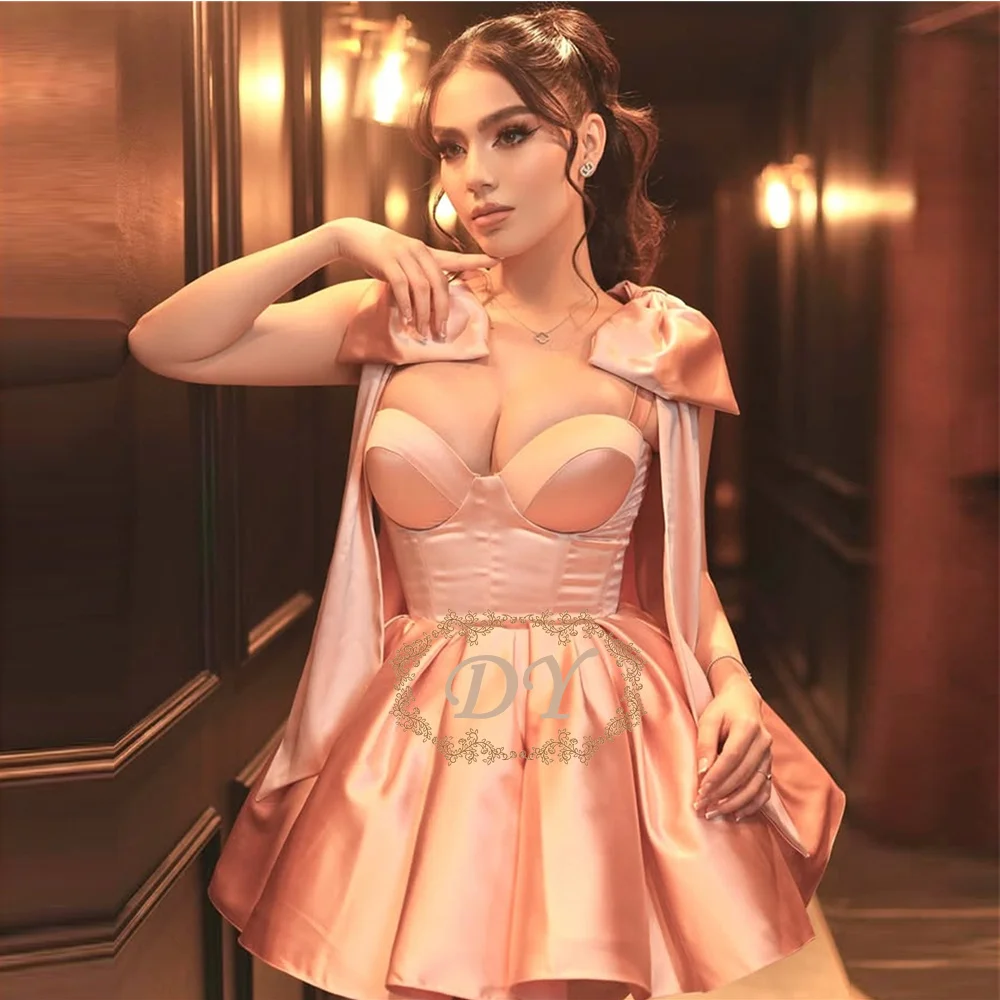 DY Sexy Puffy Satin Short Prom Party Dress Sweetheart Neck A-Line Mini Homecoming Gowns High Waist Customized Vestidos De Fiesta
DY Sexy Puffy Satin Short Prom Party Dress Sweetheart Neck A-Line Mini Homecoming Gowns High Waist Customized Vestidos De Fiesta