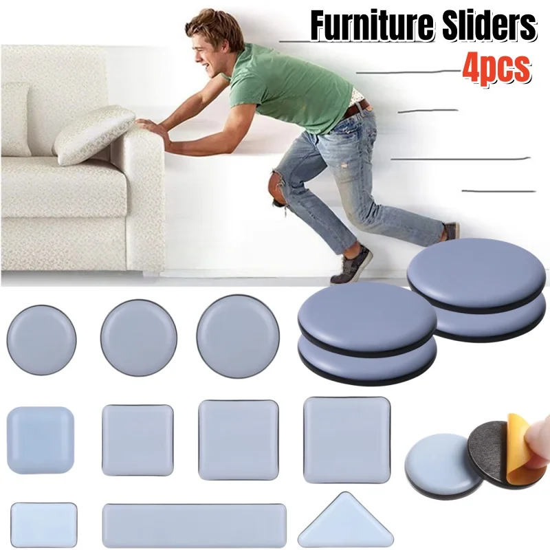 4pcs/set Furniture Leg Slider Pads Anti Scratch Easy Move Heavy Furniture Thickened Moving Pad Anti-abrasion BHL1248-cat
4pcs/set Furniture Leg Slider Pads Anti Scratch Easy Move Heavy Furniture Thickened Moving Pad Anti-abrasion BHL1248-cat