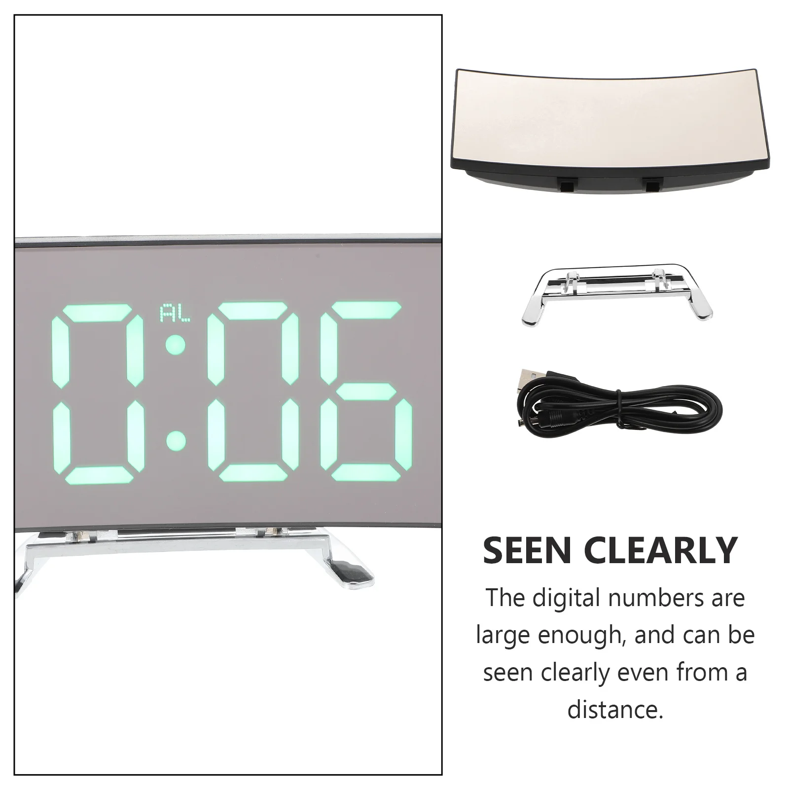 LED Digital Alarm Clock Desktop Multi-Function Large Display Time Electronic Clock for Bedroom Kitchen Office Decorative
LED Digital Alarm Clock Desktop Multi-Function Large Display Time Electronic Clock for Bedroom Kitchen Office Decorative