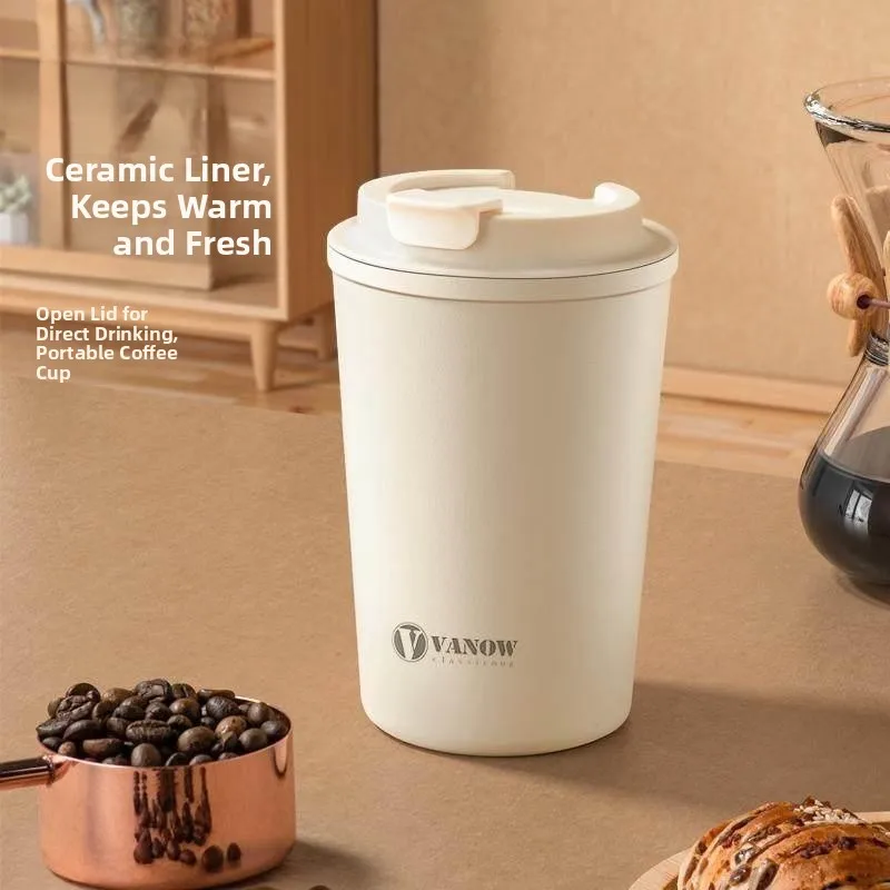 Portable Ceramic Inner Barrel Insulated Coffee Cup High Aesthetic Value Water Cup for Women Custom Engraving Stainless Steel
Portable Ceramic Inner Barrel Insulated Coffee Cup High Aesthetic Value Water Cup for Women Custom Engraving Stainless Steel