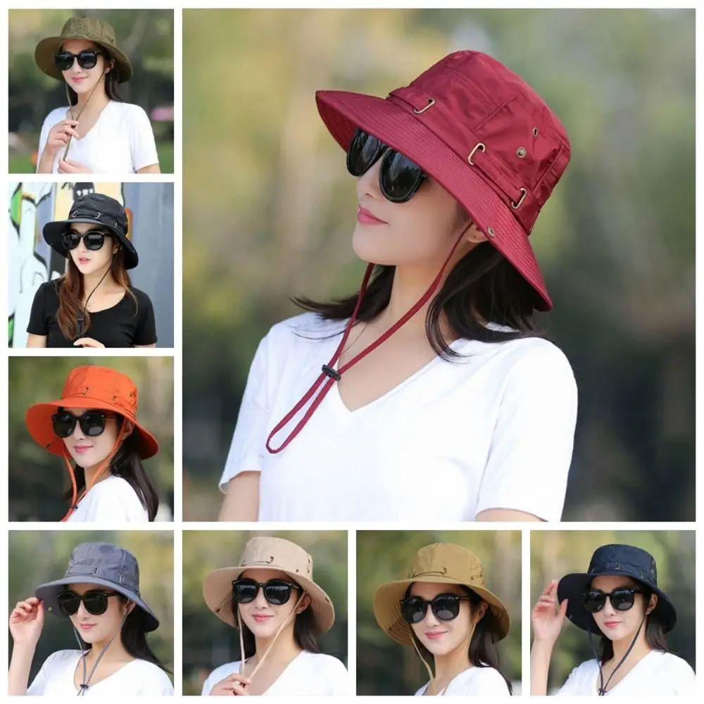 Wide Brim Large Brim Fisherman Hat UV Protection Sunscreen Sunscreen Bucket Cap Fashion Solid Color Fishing Hat Summer
Wide Brim Large Brim Fisherman Hat UV Protection Sunscreen Sunscreen Bucket Cap Fashion Solid Color Fishing Hat Summer