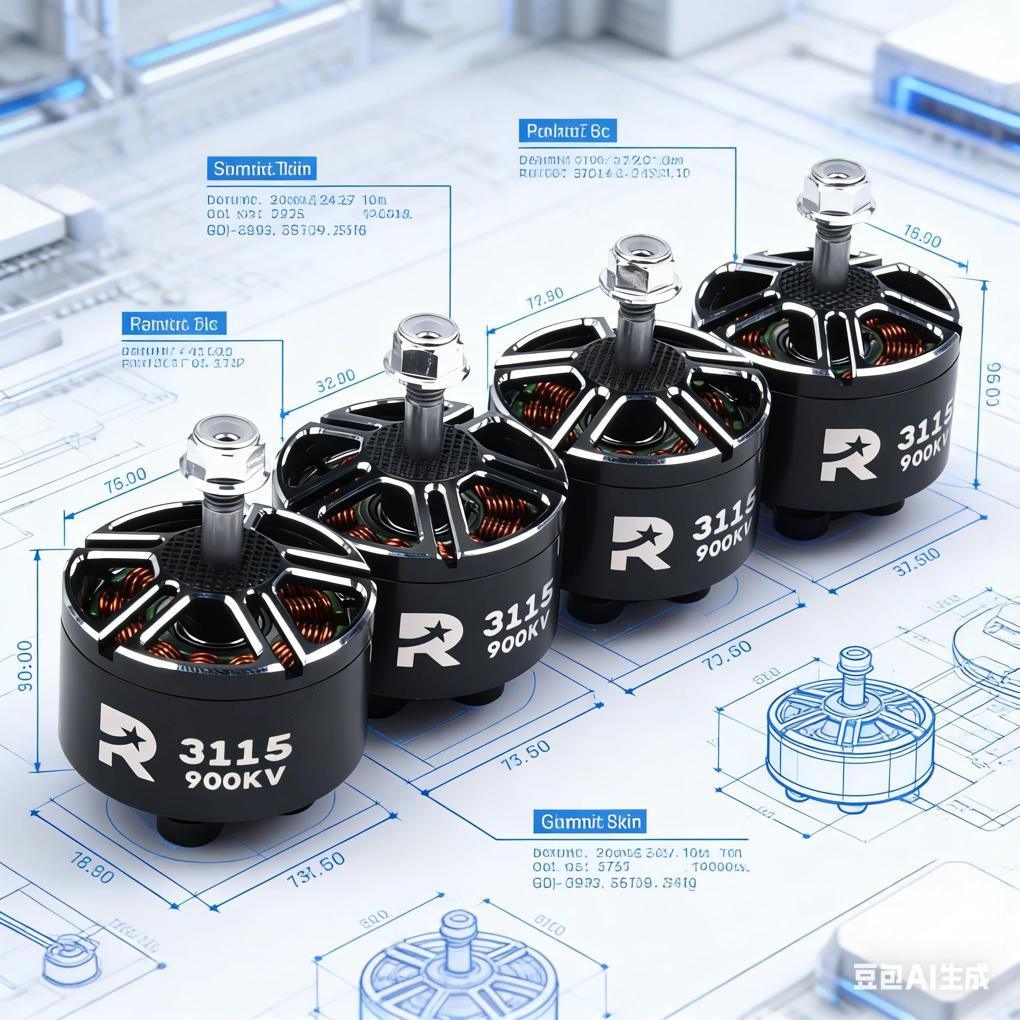 Комплект из 4 бесщеточных двигателей 3115 900KV 3-6S для 10-дюймовой гоночной рамы дрона XL10 FPV, мультироторный RC-мотор
Комплект из 4 бесщеточных двигателей 3115 900KV 3-6S для 10-дюймовой гоночной рамы дрона XL10 FPV, мультироторный RC-мотор
