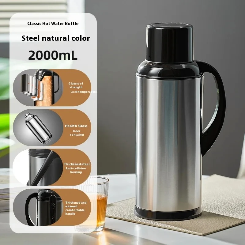 Stainless Steel Hot Water Bottle Use Large Capacity Insulated Water Kettle Dormitory Use Thermal Jug Cold Insulation
Stainless Steel Hot Water Bottle Use Large Capacity Insulated Water Kettle Dormitory Use Thermal Jug Cold Insulation