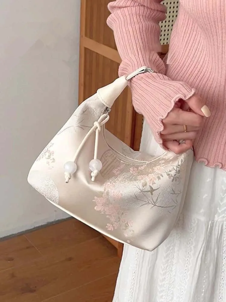 Woman Handbag 2026 Chinese-style Silk Embroidery Cheongsam Bag Shoulder Bags For Women Summer Phone Bag Bucket Bag Crossbody Bag
Woman Handbag 2026 Chinese-style Silk Embroidery Cheongsam Bag Shoulder Bags For Women Summer Phone Bag Bucket Bag Crossbody Bag