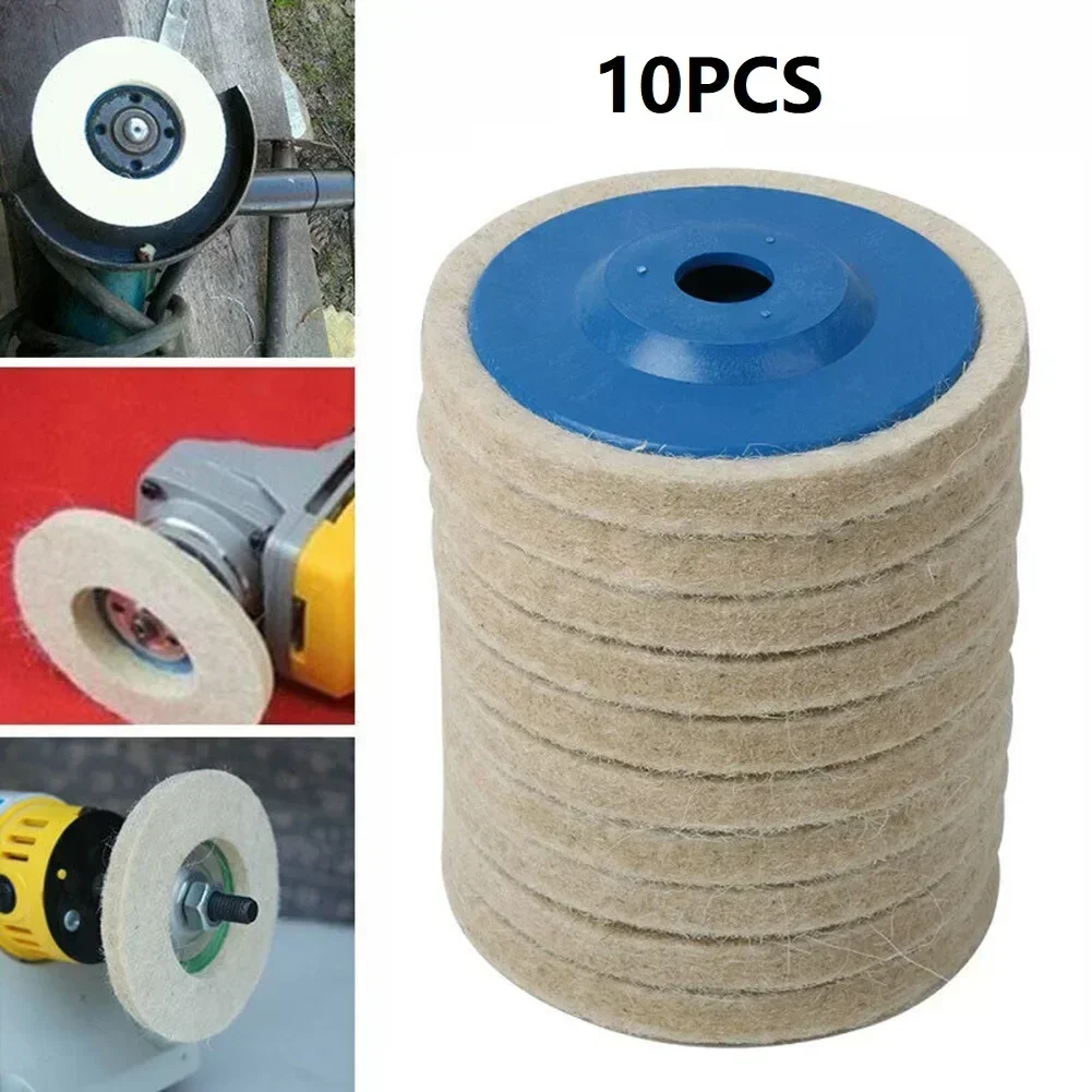 10pcs Wool Polishing Wheel Buffing Pads 100mm Angle Grinder Felt Polishing Disc For Metal Marble Glass Ceramics Polisher Acces
10pcs Wool Polishing Wheel Buffing Pads 100mm Angle Grinder Felt Polishing Disc For Metal Marble Glass Ceramics Polisher Acces