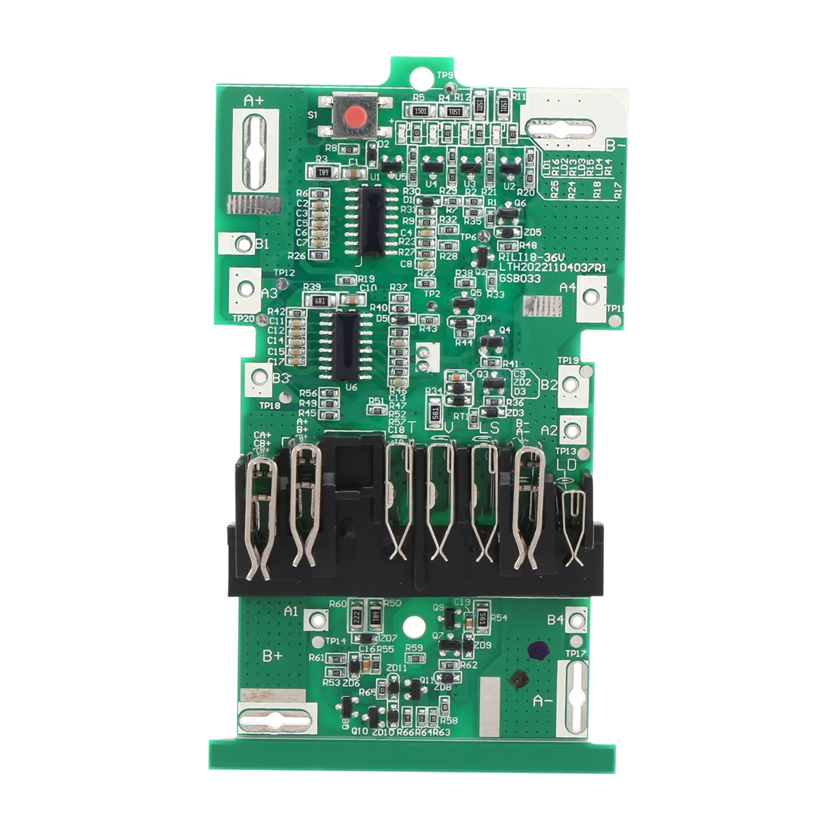 N87R BSL36A18 плата защиты литий-ионного аккумулятора печатная плата для Hitachi HIKOKI 36 В 18 В MultiVolt MV литий-ионный аккумулятор
N87R BSL36A18 плата защиты литий-ионного аккумулятора печатная плата для Hitachi HIKOKI 36 В 18 В MultiVolt MV литий-ионный аккумулятор