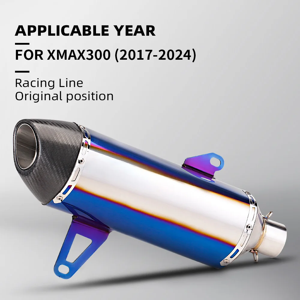 Motorcycle Exhaust System Modified Muffler Exhaust Motorcycle Tube DB Killer For X-Max300 Xmax 300 400 2017 - 2024
Motorcycle Exhaust System Modified Muffler Exhaust Motorcycle Tube DB Killer For X-Max300 Xmax 300 400 2017 - 2024